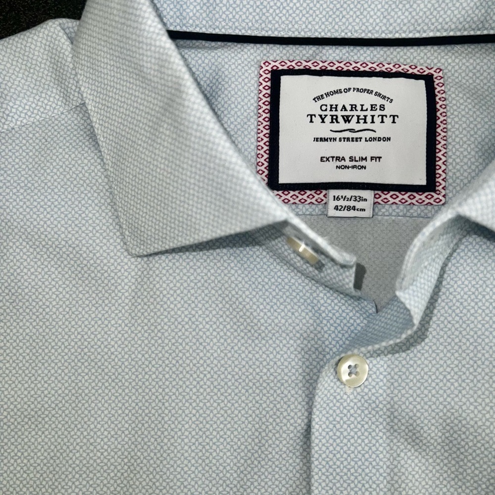 Charles Tyrwhitt - Dress Shirt - 16.5" / 33" Extra Slim Fit -  NWOT